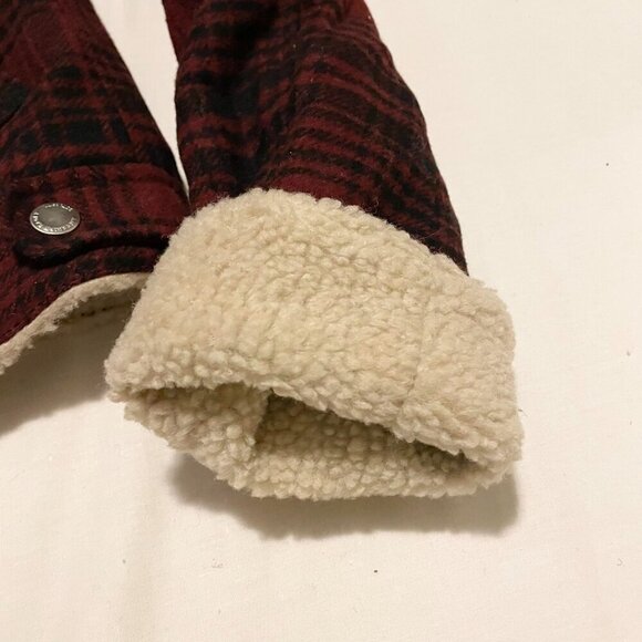 American Eagle Outfitters Womens Size Small Plaid Wool Blend Jacket Coat - Picture 5 of 16